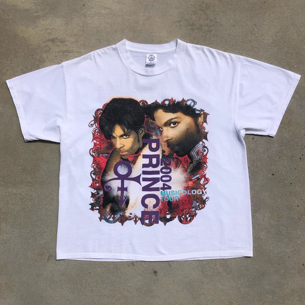 Iconic! Vtg 2004 Prince USA Musicology Double Sided Concert Tee - Size XL - Picture 2 of 13